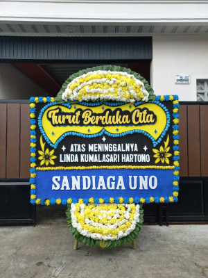 Papan Bunga Duka di Kebawetan